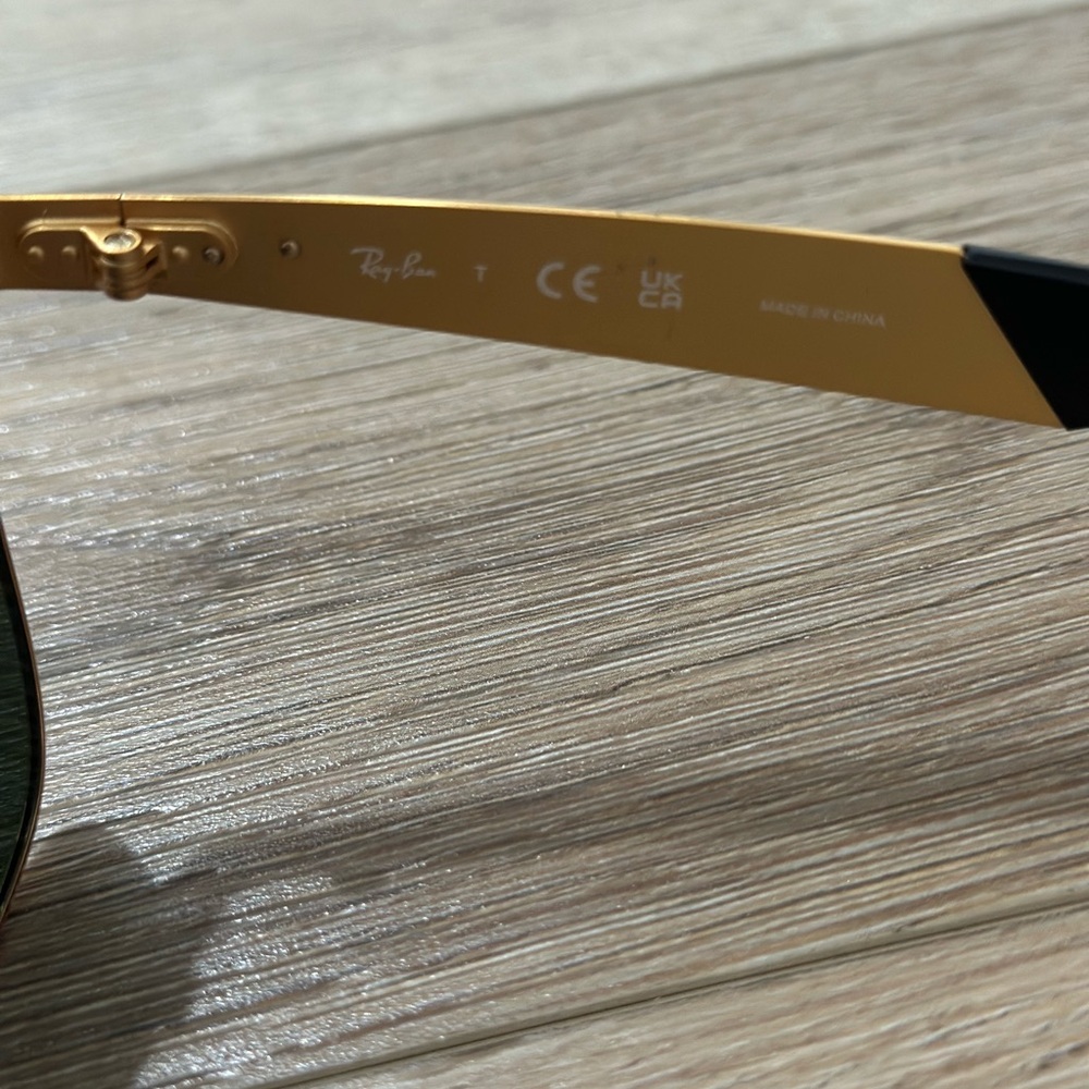 Ray-Ban Gold Frame Sunglasses - Picture 3 of 5